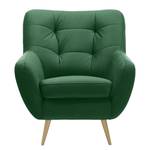 Fauteuil Sawston I Velours - Vert