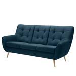 Sofa Sawston I (3 -Sitzer) Samt - Marineblau