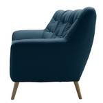 Sofa Sawston I (3 -Sitzer) Samt - Marineblau