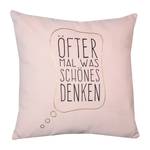 Housse de coussin Fashion II Polyester - Rose