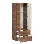 Armoire de salle de bain Filo I Imitation chêne foncé - Largeur : 50 cm