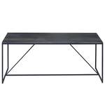 Eettafel Woodson Massief acaciahout/ijzer - Acaciahouten Grijs - Breedte: 180 cm