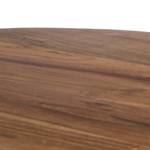 Table Bedrock Acacia massif / Fer - Acacia / Noir