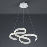 LED-hanglamp Francis kunststof/aluminium - 1 lichtbron - Wit