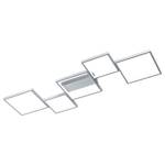 LED-plafondlamp Sorrento II kunststof/aluminium - 1 lichtbron - Zilver