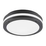 LED-plafondlamp Kendal polyetheen - 1 lichtbron - Zwart