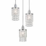 Suspension Posh II Plexiglas / Aluminium - 3 ampoules