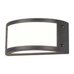 LED-wandlamp Kendal polyetheen - 1 lichtbron - Zwart