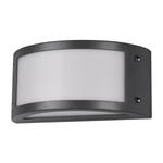 LED-wandlamp Kendal polyetheen - 1 lichtbron - Zwart