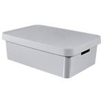 Aufbewahrungsbox Infinity (3er-Set) Polypropylen - Grau - 39 x 18 cm