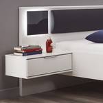 Struttura letto Valencia Bianco - Materiale a base lignea - 302 x 92 x 210 cm