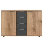 Kast Valencia I Bruin - Plaatmateriaal - 130 x 83 x 41 cm