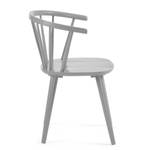 Chaises Krise (lot de 2) Hévéa massif - Gris