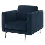 Fauteuil Hamina II Flannel - Bleu marine