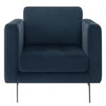 Fauteuil Hamina II Flannel - Bleu marine