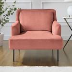 Fauteuil Bleecker Velours - Mauve