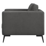 Fauteuil Hamina I Flannel - Gris foncé