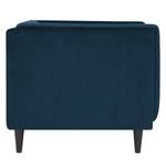 Sessel Botley Samt - Marineblau