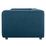 Sofa Berlou I (3-Sitzer) Webstoff - Meerblau