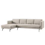 Ecksofa Hamina Flannel - Cappuccino - Longchair davorstehend links