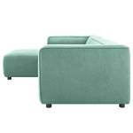 Ecksofa Berlou I Webstoff - Mint - Longchair davorstehend links