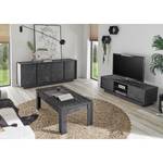 Meuble TV Carrara Imitation marbre anthracite