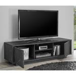 Meuble TV Carrara Imitation marbre anthracite