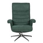 Relaxfauteuil Markham geweven stof - Donkergroen