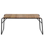 Table de jardin Yukari I Acacia massif / Acier - Marron