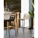 Chaises de bar Lambton II Acier / Polyester - Beige - Beige