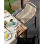 Chaises de bar Lambton I Acier / Polyester - Beige - Beige