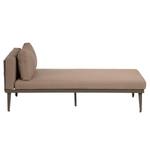 Gartensofa Pascale II Aluminium / Polyester - Braun