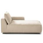 Modullongchair BUCKLEY Webstoff - Webstoff Saia: Beige - Armlehne davorstehend rechts