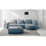 Polsterhocker BUCKLEY Webstoff Saia: Denim