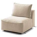 Fauteuilmodule Buckley I geweven stof - Geweven stof Saia: Beige - Zonder armleuningen