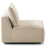 Fauteuilmodule Buckley I geweven stof - Geweven stof Saia: Beige - Zonder armleuningen