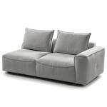 2,5-Sitzer Modulsofa BUCKLEY Webstoff - Webstoff Saia: Hellgrau - Armlehne davorstehend rechts