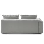 2,5-Sitzer Modulsofa BUCKLEY Webstoff - Webstoff Saia: Hellgrau - Armlehne davorstehend links