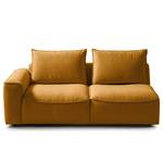 2,5-Sitzer Modulsofa BUCKLEY Webstoff - Webstoff Saia: Ocker - Armlehne davorstehend links