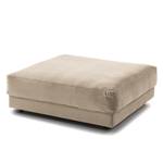 Polsterhocker WILLOWS Samt - Samt Shyla: Beige