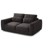 2-Sitzer Sofa WILLOWS Webstoff - Webstoff Anda II: Anthrazit