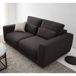 2-Sitzer Sofa WILLOWS Webstoff - Webstoff Anda II: Anthrazit