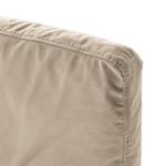 Coussins Willows (lot de 2) Velours - Velours Shyla: Beige