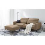 3-Sitzer Sofa BERRIE Echtleder - Echtleder Neto: Taupe