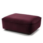 Polsterhocker BUCKLEY Samt - Samt Shyla: Aubergine