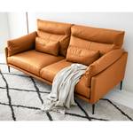 Coussins Lillian (lot de 2) Cuir véritable - Cuir véritable Neka : Cognac