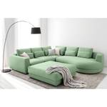 Repose-pieds WILLOWS Tissu - Tissu Anda II : Vert menthe