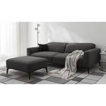 3-Sitzer Sofa BERRIE Webstoff Milan: Anthrazit