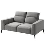 2-Sitzer Sofa BERRIE Webstoff Milan: Hellgrau