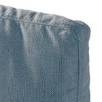 Coussin BERRIE Tissu - Tissu Saia: Bleu jean - Largeur : 88 cm